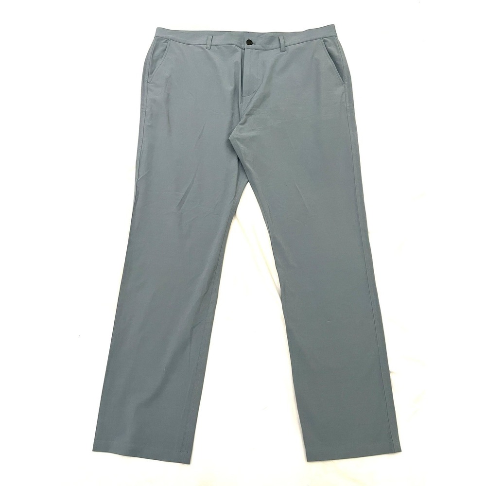 Free Fly Nomad Performance Pants Mens 38x32 Gray Golf Straight Leg Chino Preppy
